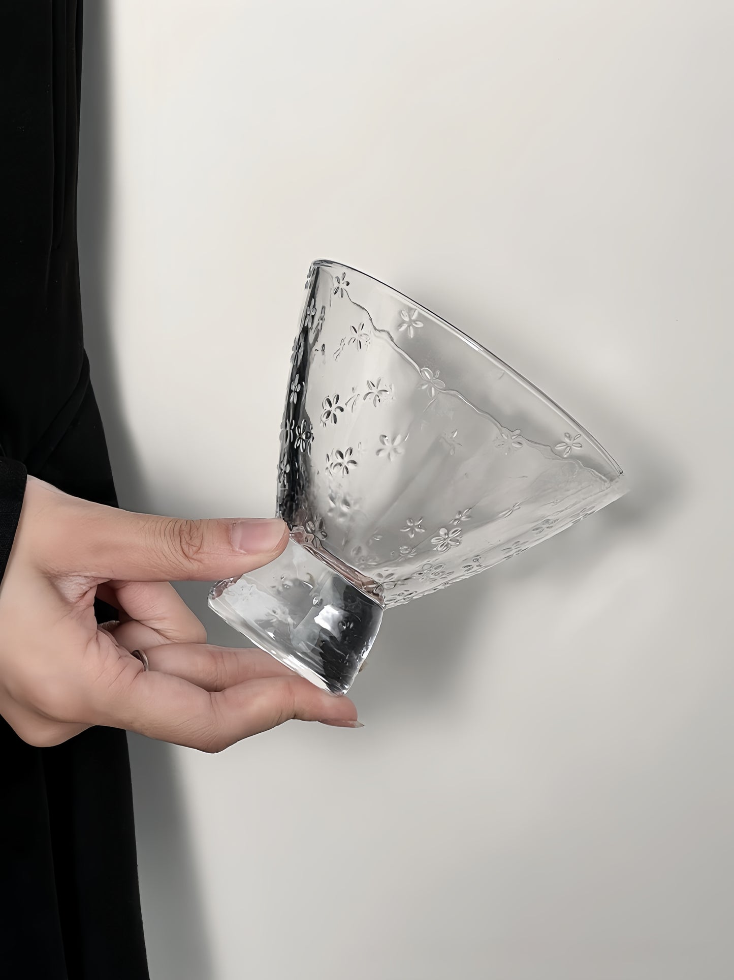 Snowflake Glass Cup