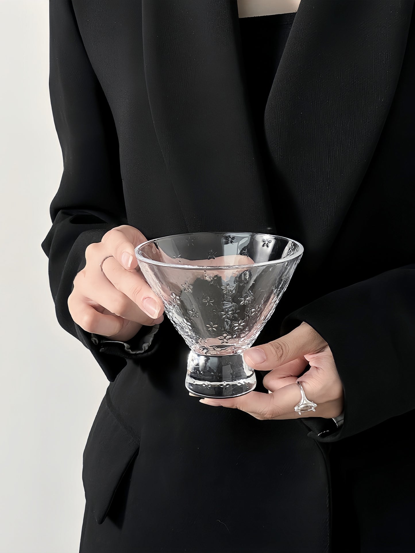 Snowflake Glass Cup