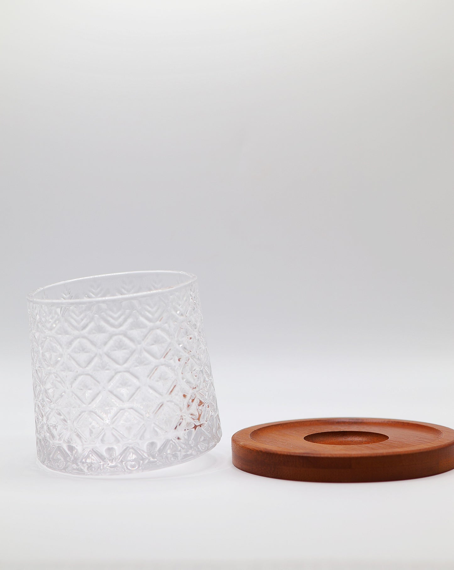 Vintage Spinning Whisky Rocks Glass