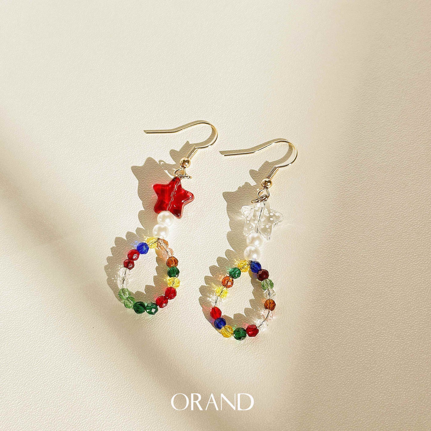 Handmade Twinkle Star Christmas Earrings