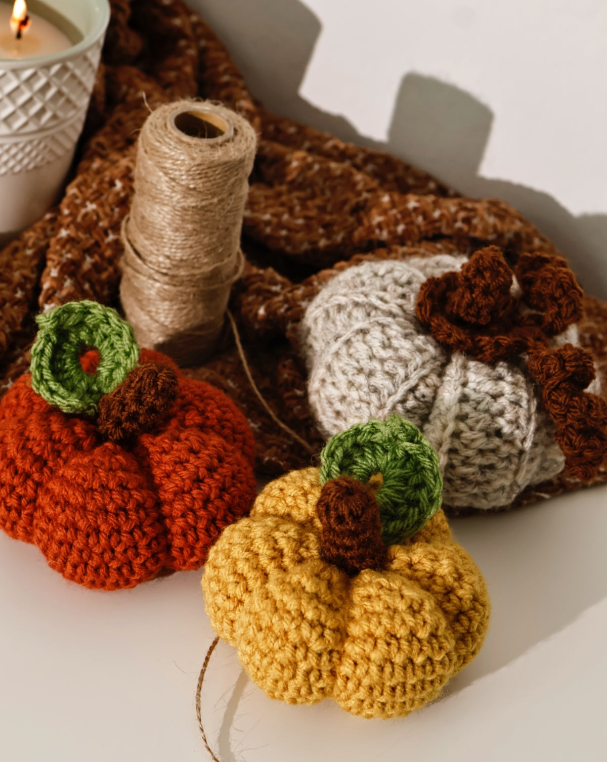 Handmade Crochet Handmade Pumpkin Decor