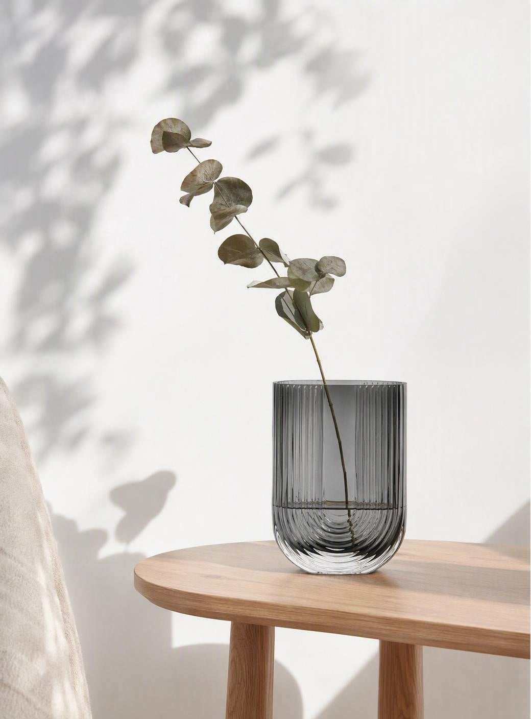 U-Shaped Glass Vase