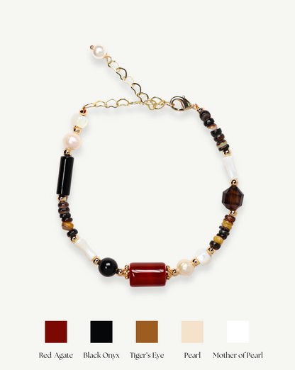 POWER GEMSTONE BEADED BRACELET