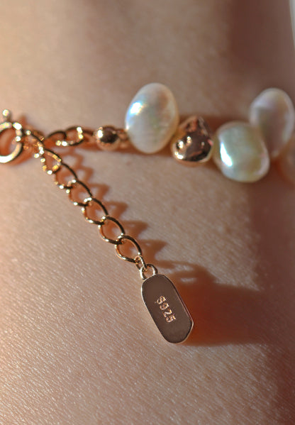 MOLTEN BAROQUE PEARL BRACELET