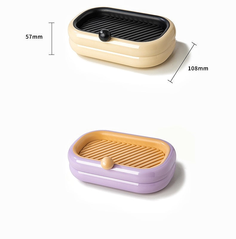 Self-draining Soap Dish