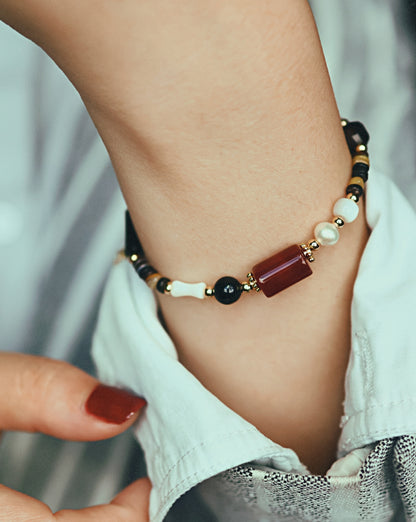 POWER GEMSTONE BEADED BRACELET