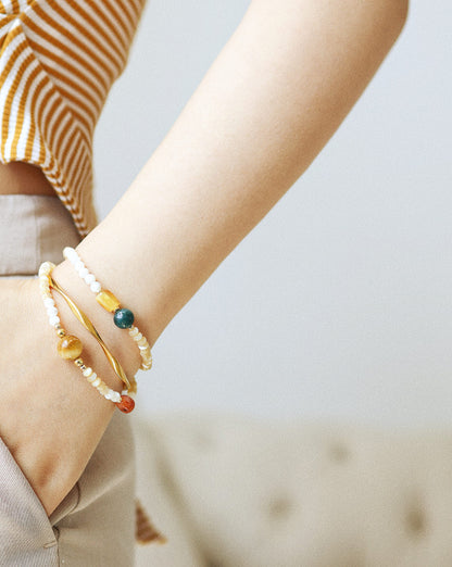 SUNSET SANDS DUAL-LAYER BRACELET