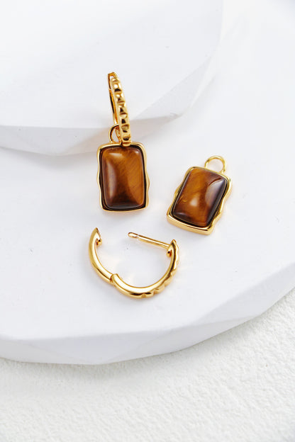 RETRO TIGER'S EYE JEWELRY SET