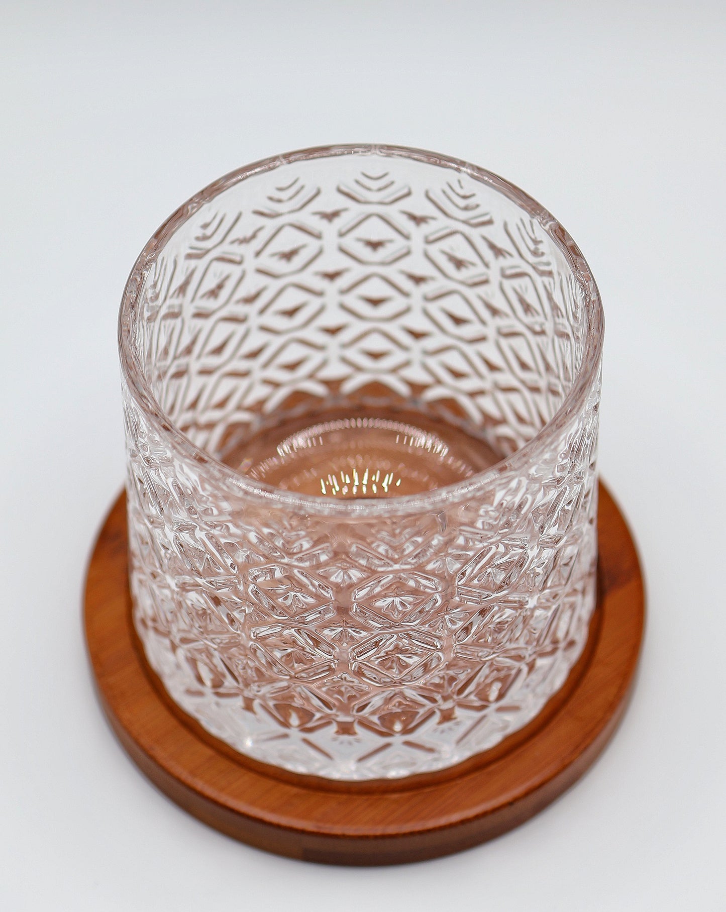 Vintage Spinning Whisky Rocks Glass