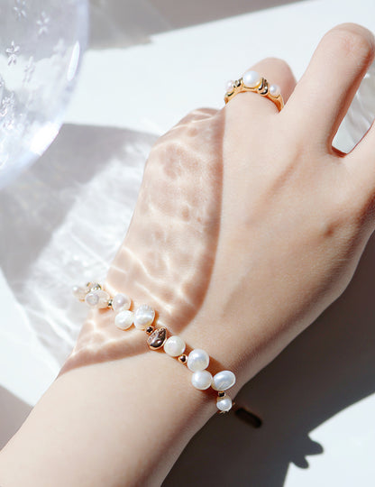 MOLTEN BAROQUE PEARL BRACELET