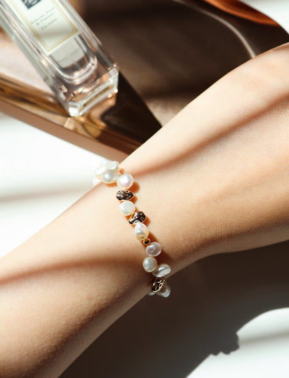 MOLTEN BAROQUE PEARL BRACELET