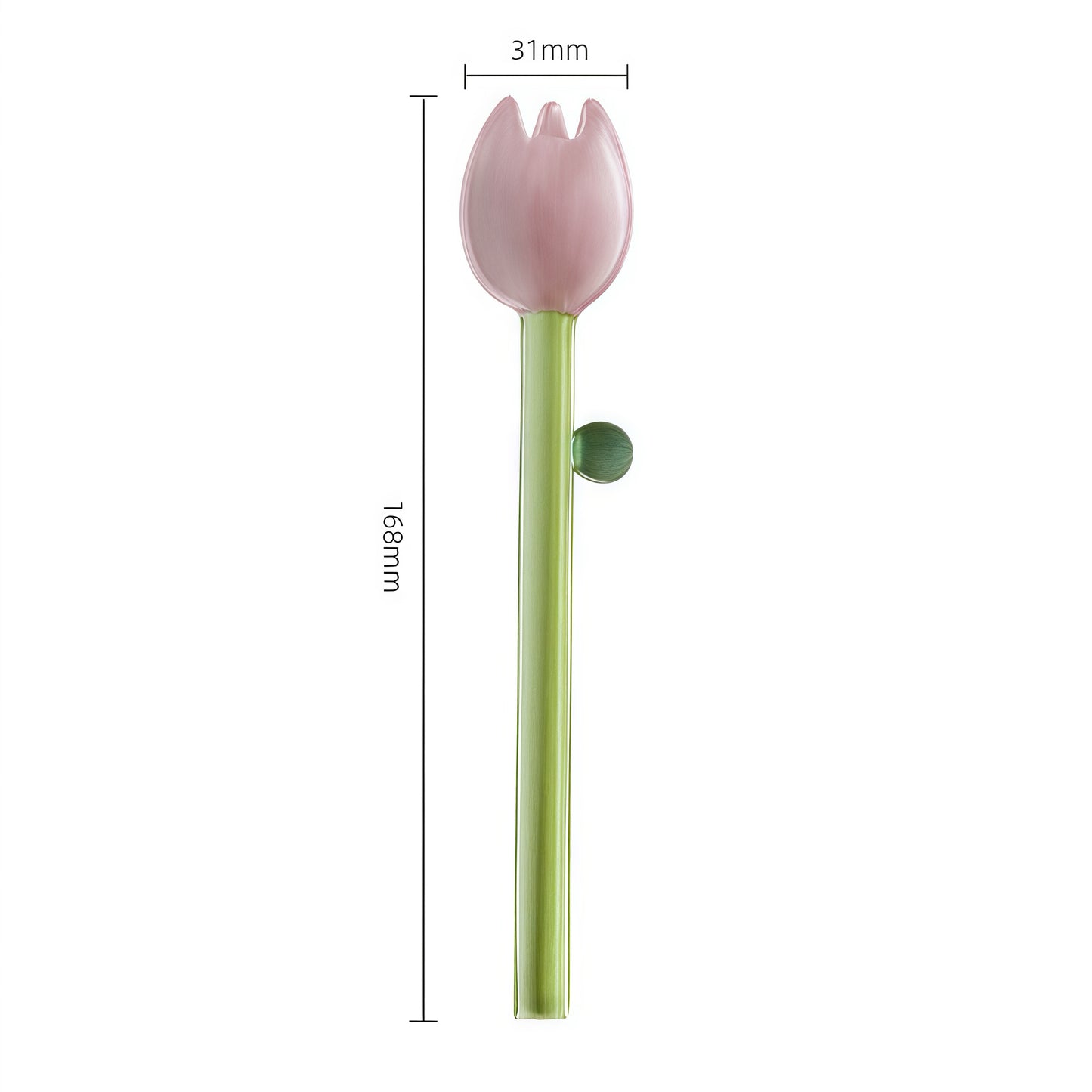 Daisy & Tulip Glass Spoon Stirrers