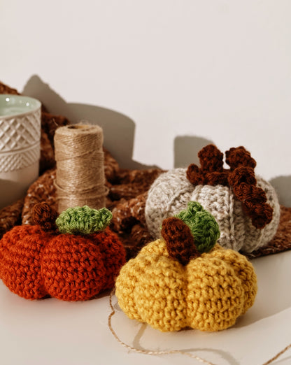 Crochet Handmade Pumpkin Decor – Perfect for Fall!