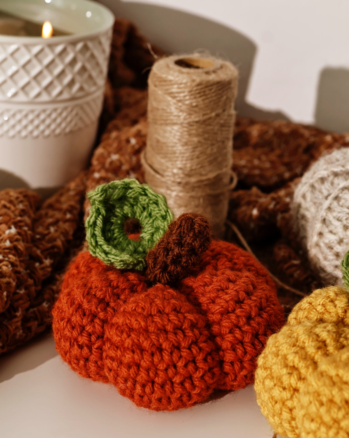 Crochet Handmade Pumpkin Decor – Perfect for Fall!