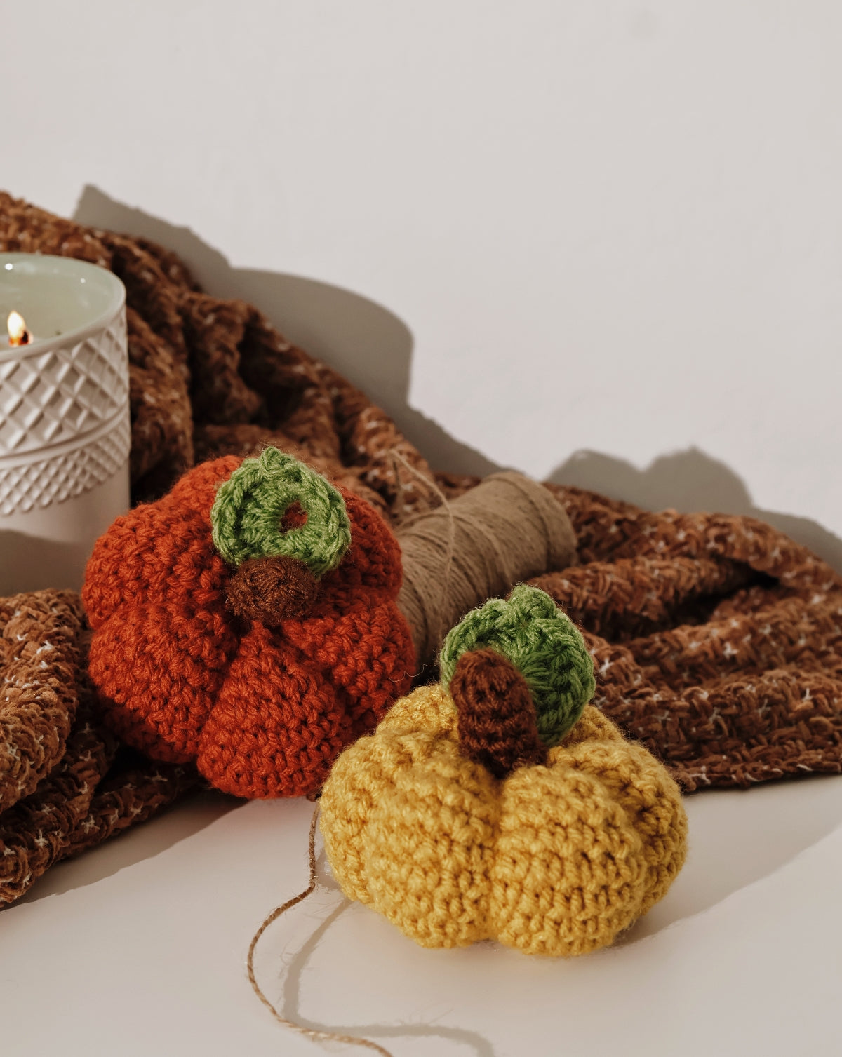 Crochet Handmade Pumpkin Decor – Perfect for Fall!