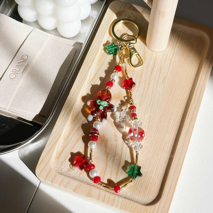 Handmade Christmas Keychain - Gingerbread