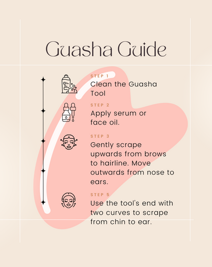 Rose Quartz Guasha Tool