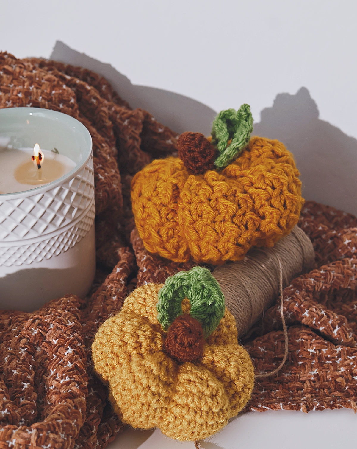 Crochet Handmade Pumpkin Decor – Perfect for Fall!